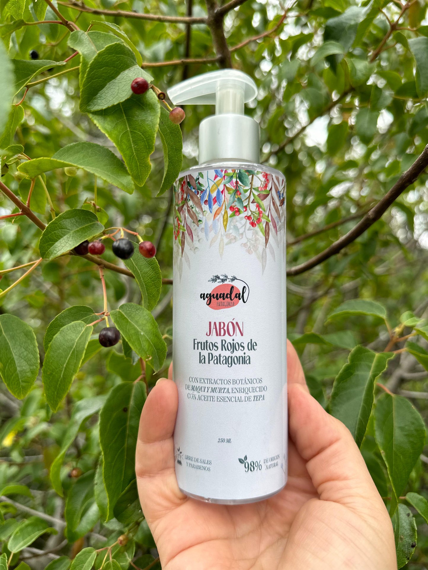 Jabón Frutos rojos de la Patagonia 250 ml