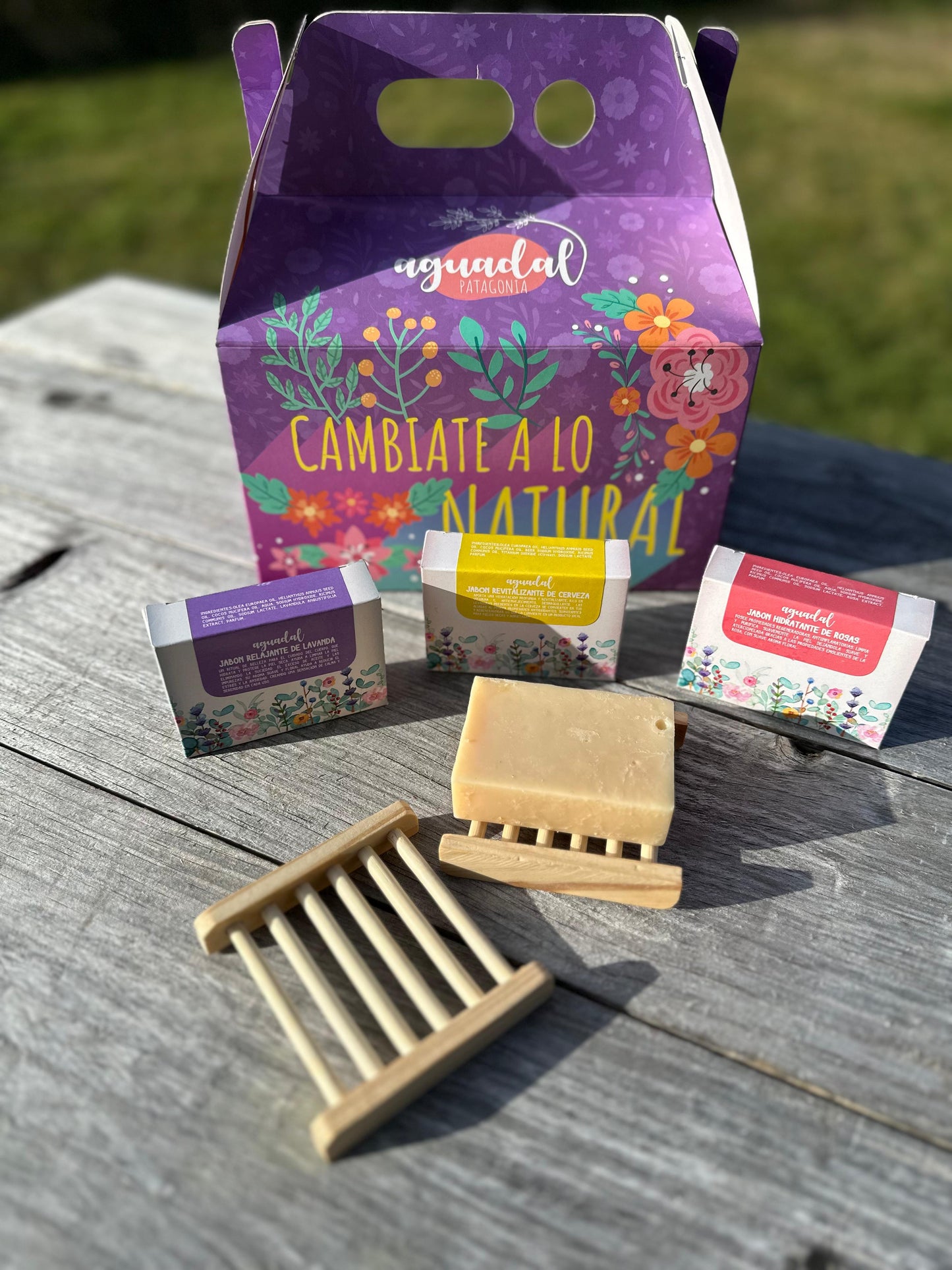 Jabonera de madera