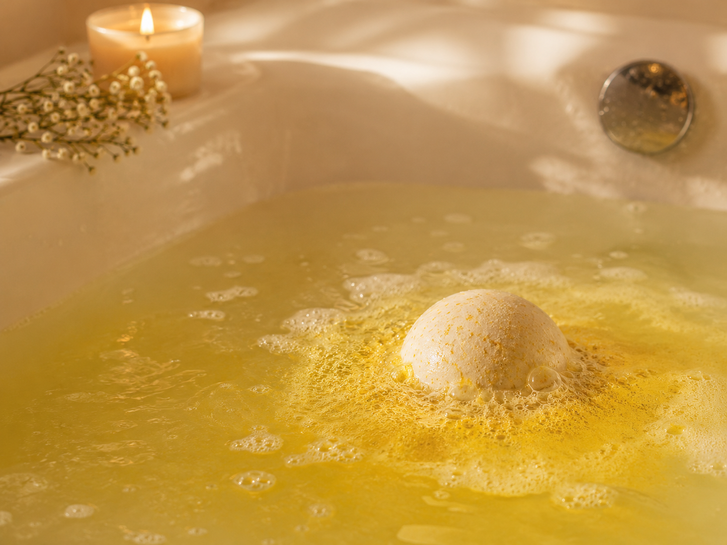 Bomba de baño Cúrcuma & Vainilla 70 g.