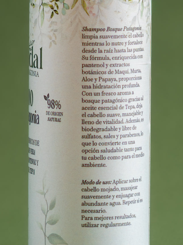 Shampoo Bosque Patagonia  Travel Size  100 ml