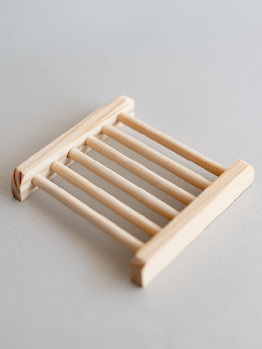 Jabonera de madera