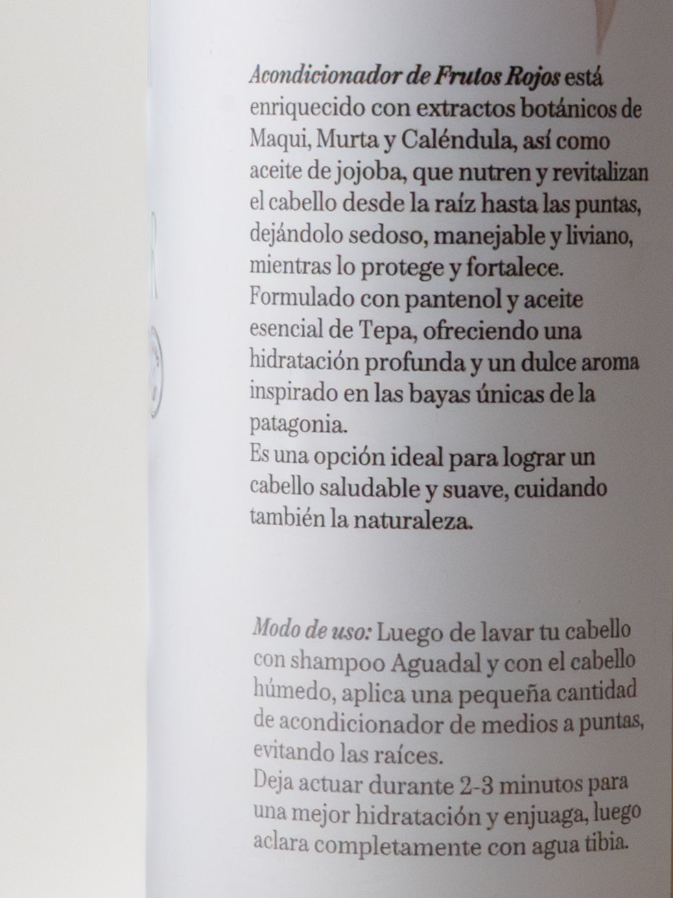 Acondicionador Frutos Rojos de la Patagonia 250 ml