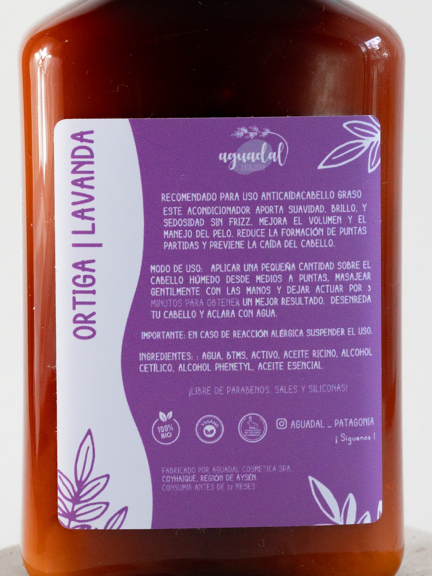 Acondicionador Líquido Ortiga Lavanda 250 ml