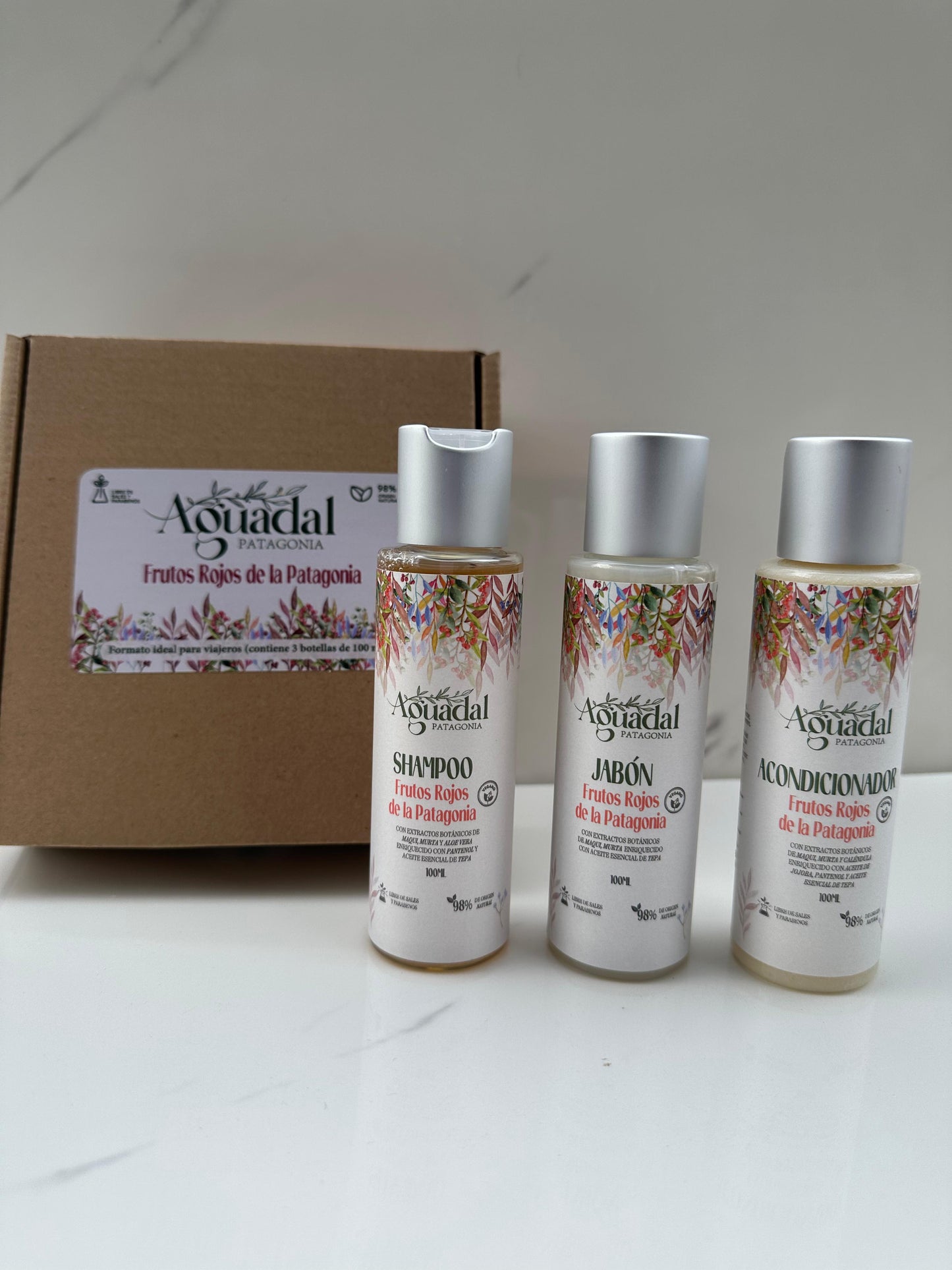 Pack Travel Size Frutos Rojos de la Patagonia (3x100 ml)