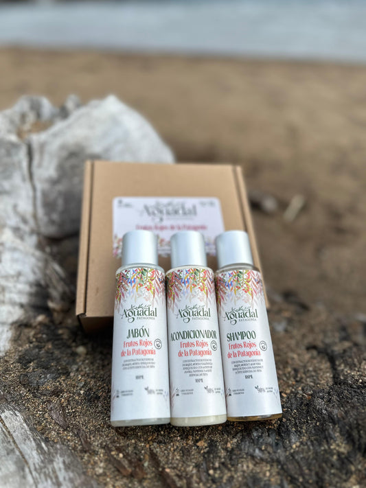Pack Travel Size Frutos Rojos de la Patagonia (3x100 ml)