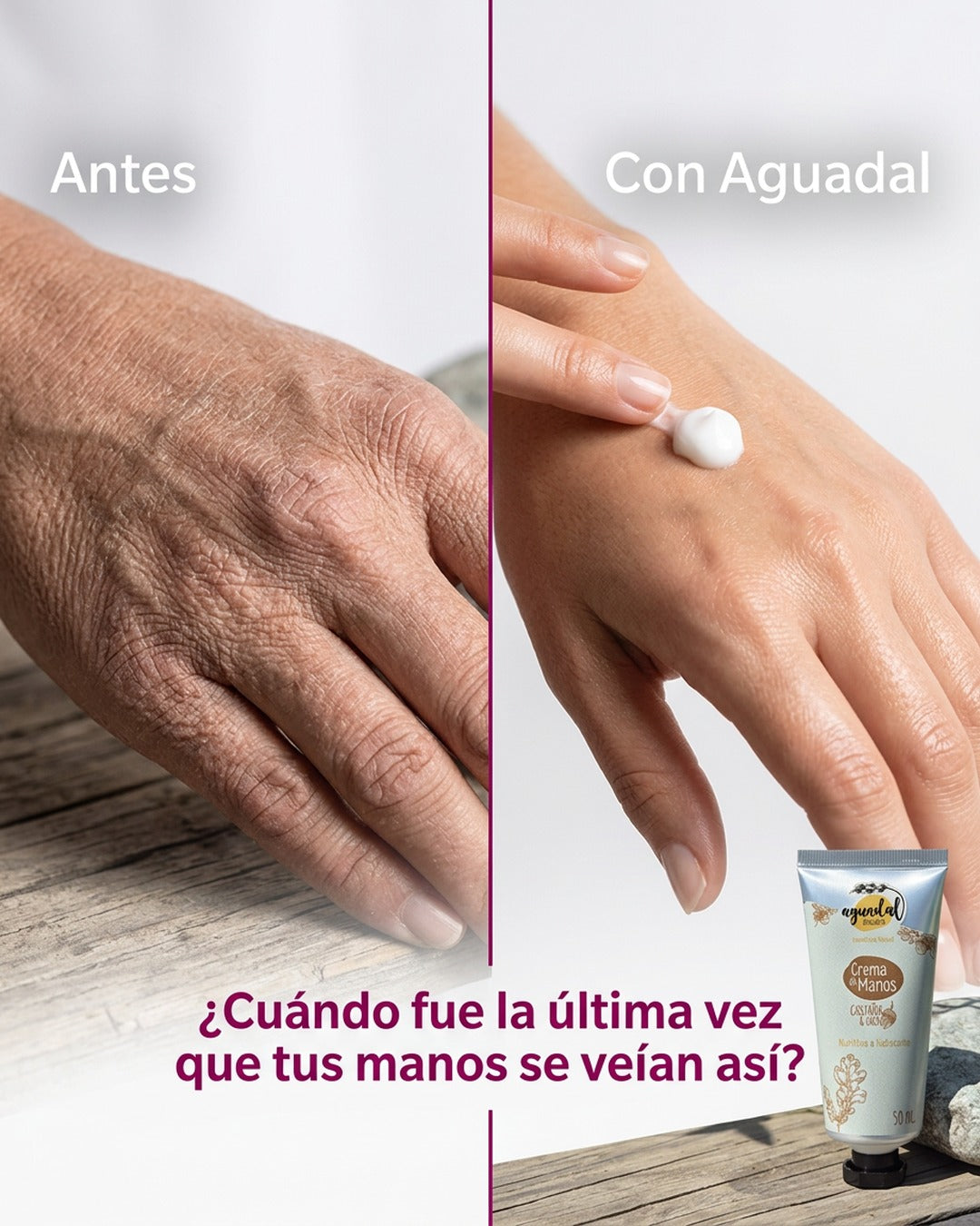 Crema de manos Nutritiva e hidratante - Castañas y Urea 50 ml